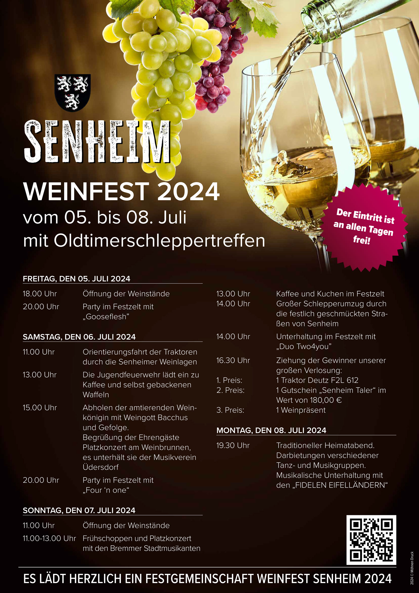 Senheim – Weinfest – 05.-08. Juli 2024